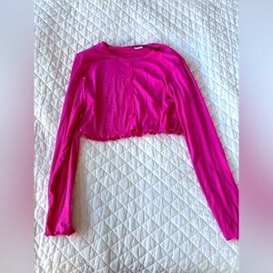 Crop Top bedtime shirt